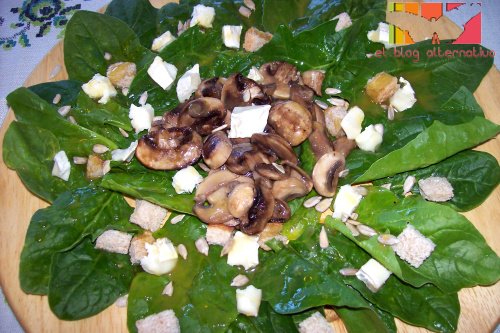 Ensalada de espinacas