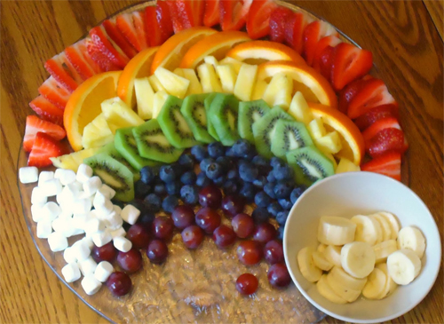 arcoiris de fruta