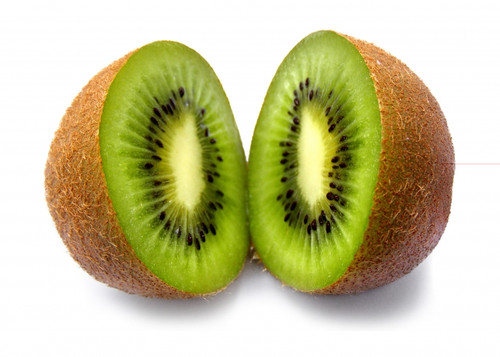 kiwi abierto kiwi abierto por la mitad