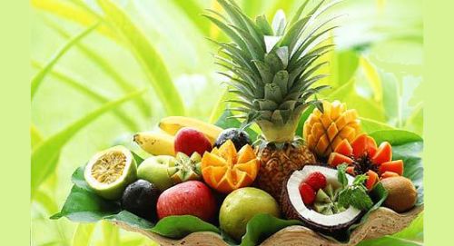 frutas tropical variada