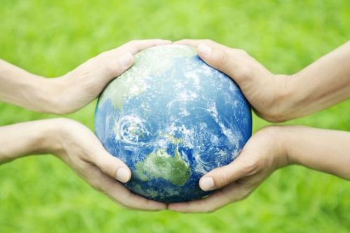 el mundo en las manos