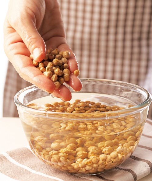 remojo de las legumbres